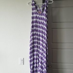 Vintage purple maxi dress